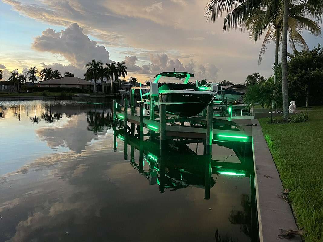 Dock Light Full Syemtem Green